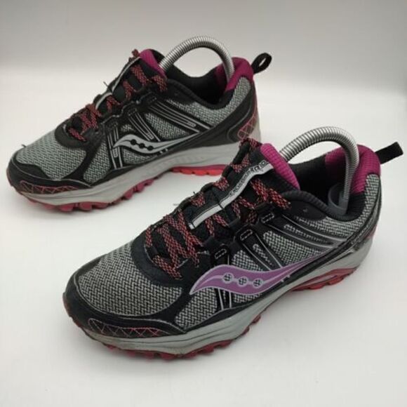 Saucony Excursion TR 10 Trail Sneakers Gray Purple Womens US Size 8.5 S15301-11 - Picture 4 of 9
